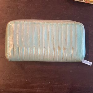 HOBO International Wallet Teal color